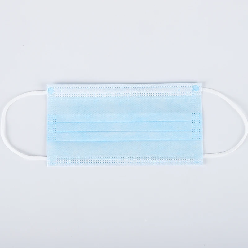 Masker 3 Ply Disposable Surgical Facemask Non Woven Medical Face Mask Cubrebocas Tricapa
