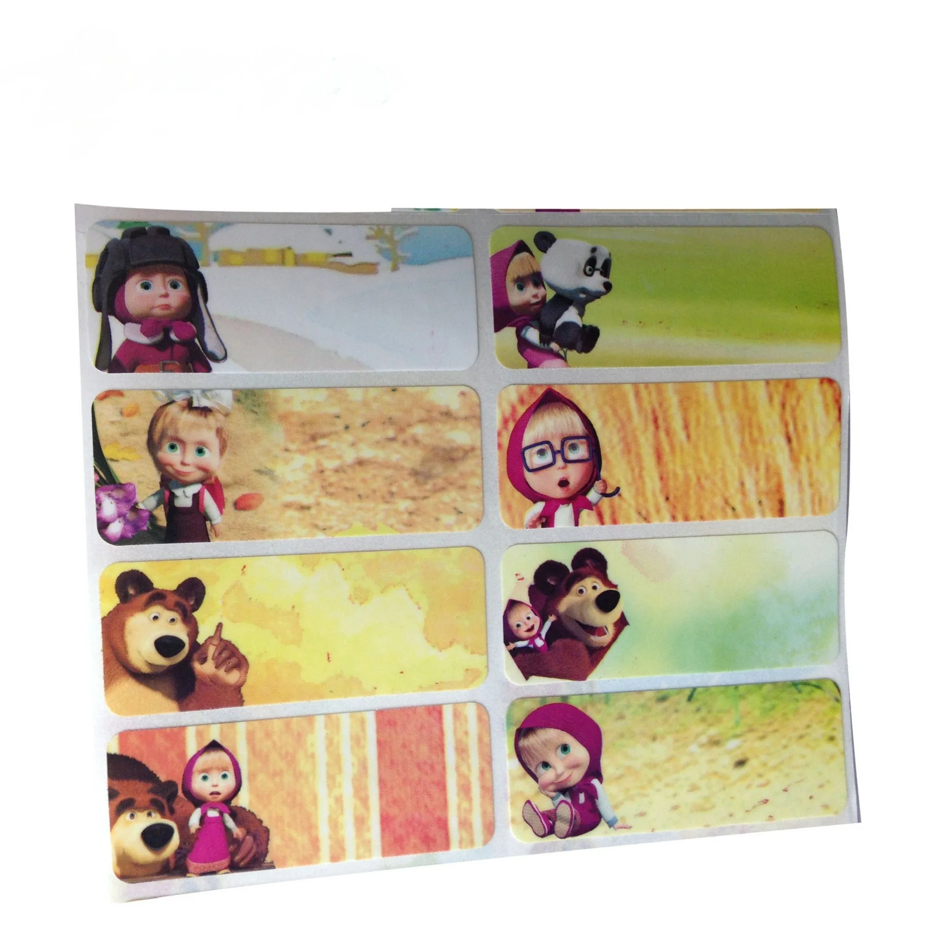 New Fashion Cute Removable Washable Clear PVC Vinyl Children printable Wall Window decal Stickers