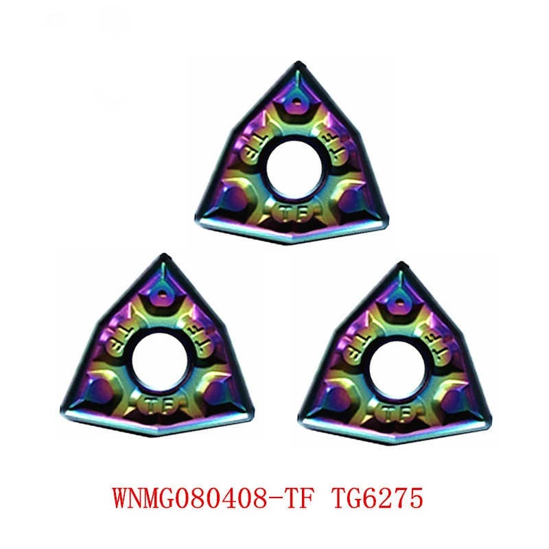 Железный корень ЧПУ токарный станок WNMG080404 WNMG080408 нано-синий карбидные вставки для токарных вставок