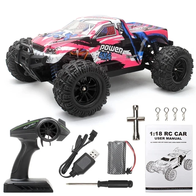 KY-2819A 2819A 1/18 High Speed Truck 4WD 35KM/H Supersonic Monster Truck Off-Road Vehicle RC Cars Toys