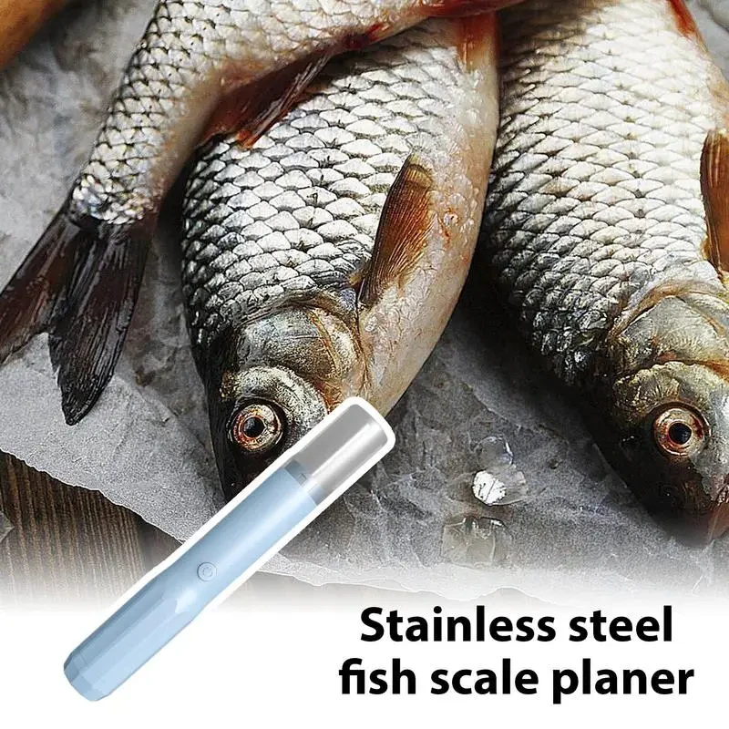Fast Fish Scale Remover Fish Descaler Tool Skin Brush Scraping Cleaning Peeler