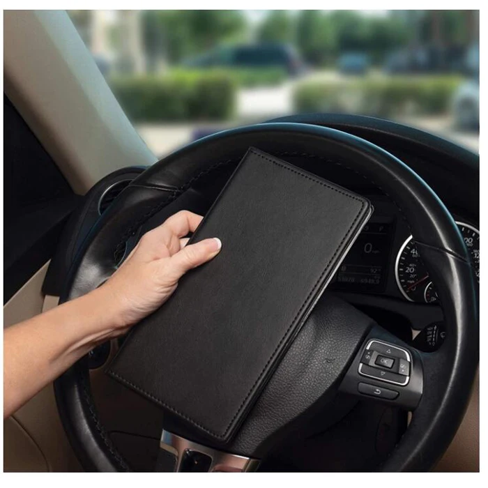 Органайзер Glovebox для транспортного средства Кожаный Автомобильный регистрационный держатель страховочных документов