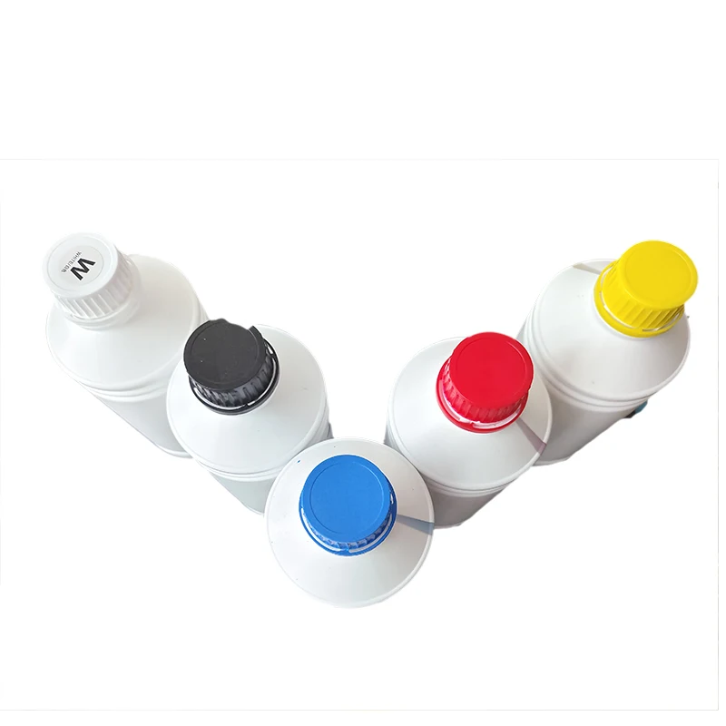 5 colors (white red blue yellow black) DTF ink for color dtf printer DTF PET thermal printing film