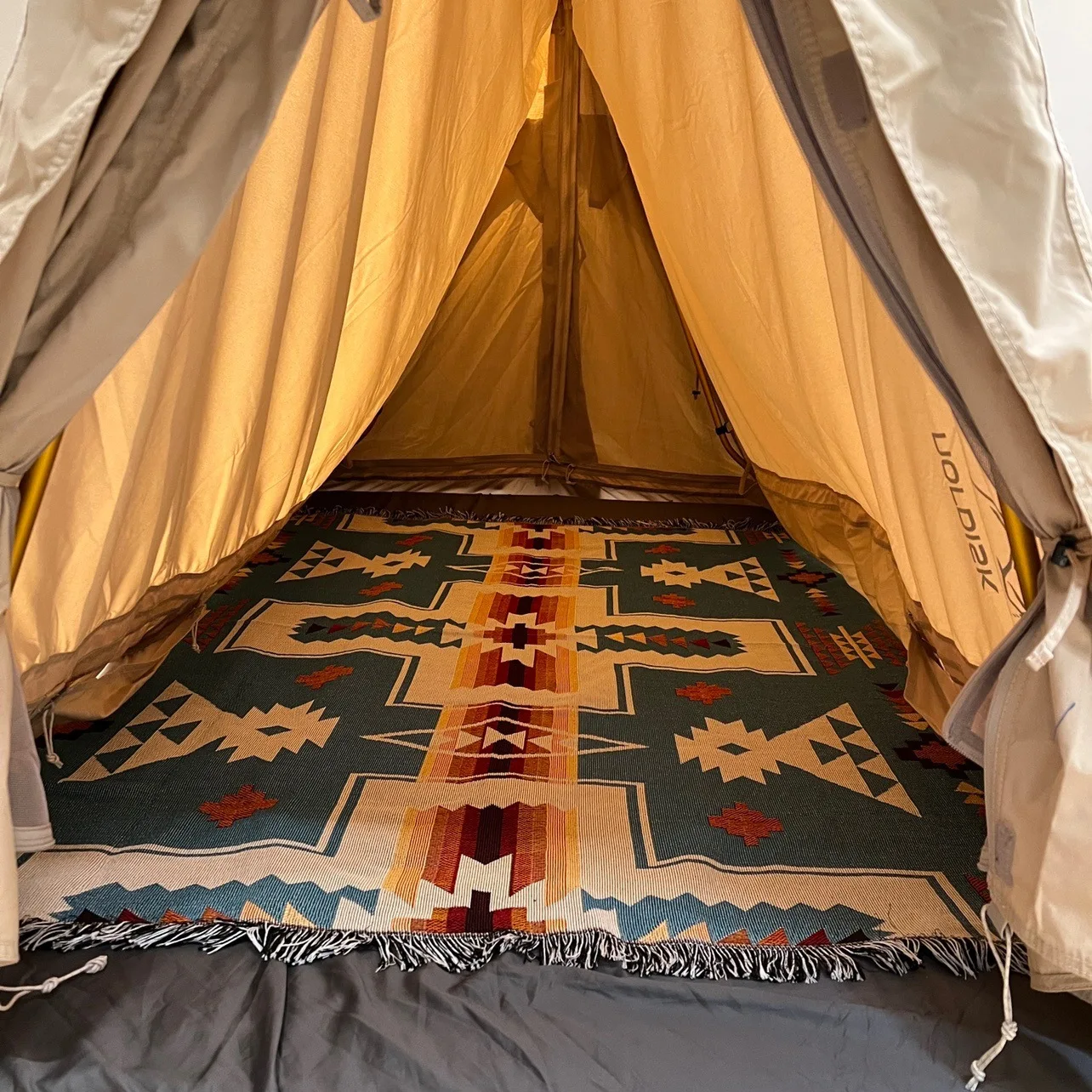 Bohemian Geometric Design Custom Wall Tapestry Camping Blanket Totem Woven Tapestry