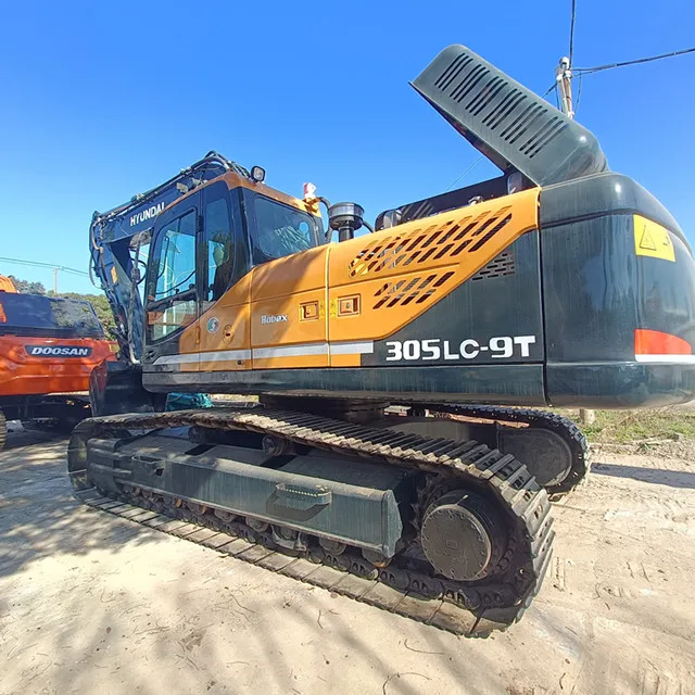 Хит продаж Подержанные экскаваторы корейские Оригинальные Hyundai 305LC-9T превосходное качество самые дешевые подержанные Корея в наличии быстрая доставка