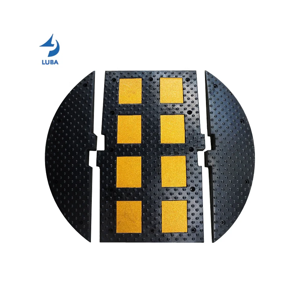 50X90X5cm Driveway Modular Asphalt Garage Gravel Roads Concrete Heavy Duty Rubber Speed Bump