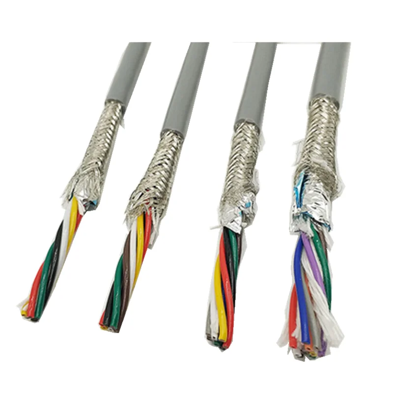 High flexible drag chain cable shield wire TRVVP2 3 4 5 core 0.150.20.3 flexural encoder signal cord