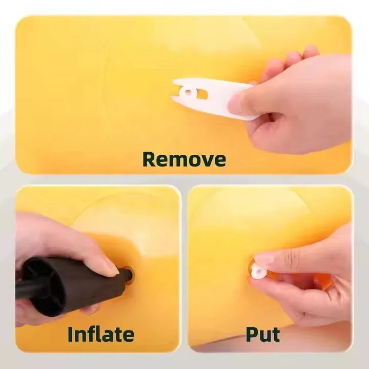 yuwei Hottest Rubber Toy High Quality Inflatable Toy Animal Hopper Kids Favorite Bouncy Horse Hopper With Color Box squishy toys