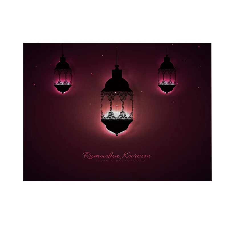 
EID Festival Decoration Cotton Linen Placemats For Home Table Decoration 