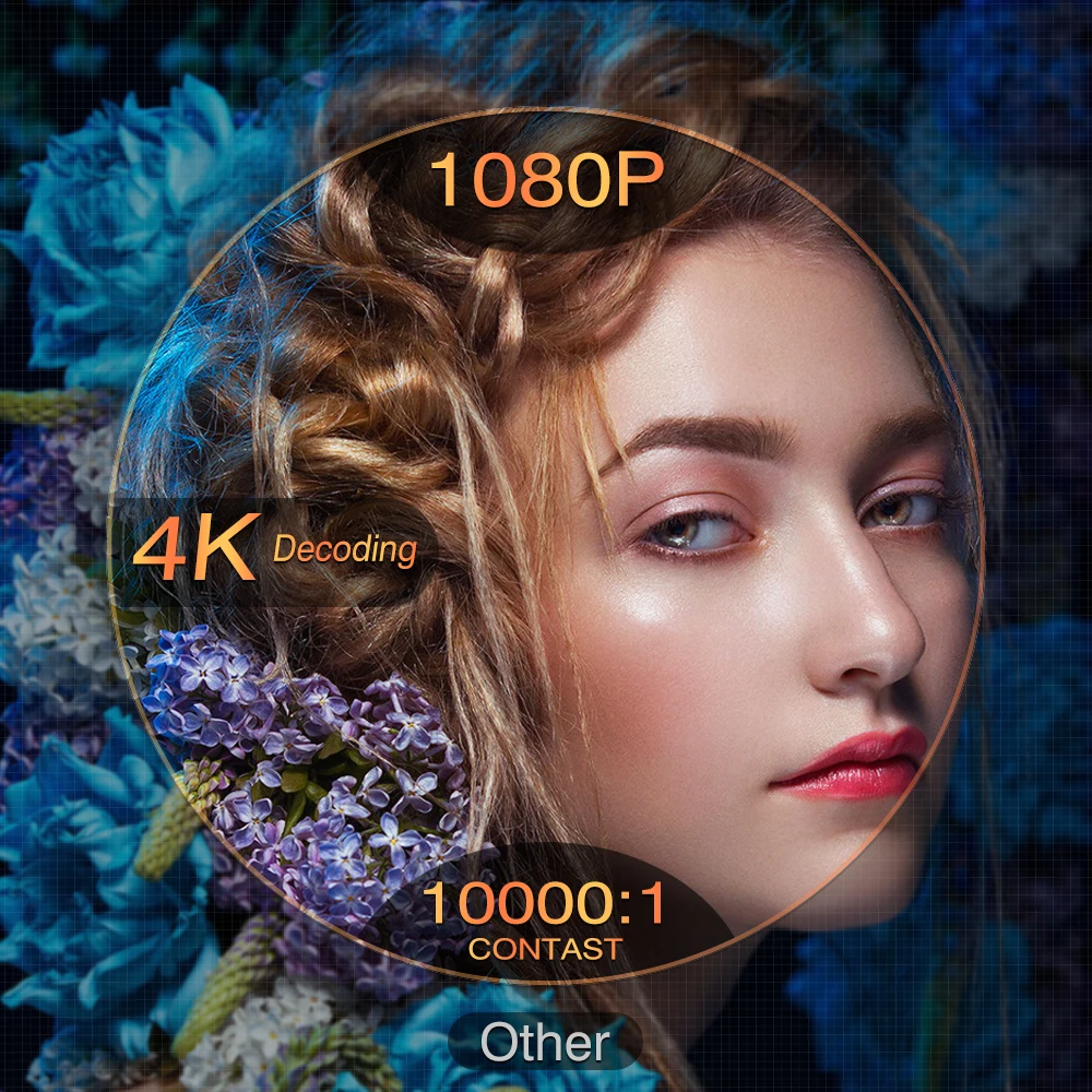 OEM Everycom Full HD RD829 Projector 5G WiFi LED 4K Video projector Movie Smart Android 11.0 Home Theater Cinema Beame