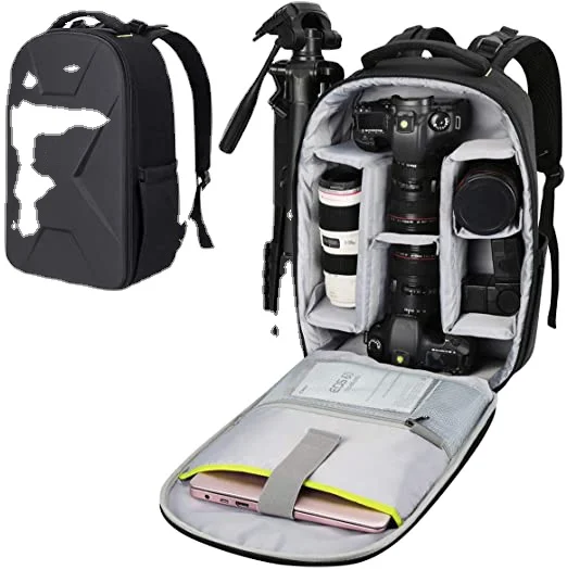 Free sample Endurax Camera Backpack Waterproof for DSLR SLR Photographer Camera Bag for Mirrorless Camera with Hardshell