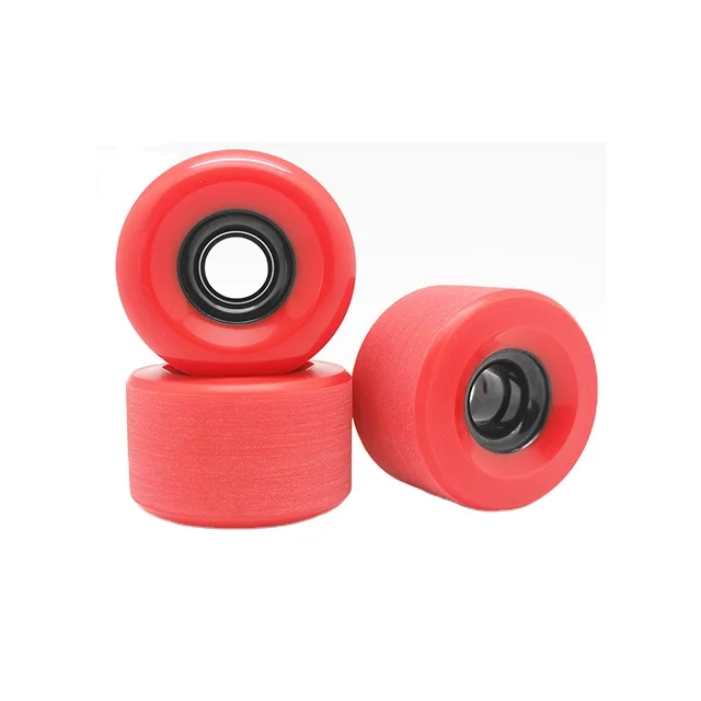 best quality hot sale longboard trucks and wheels set good sliding high durable 70mm 72mm 74mm 75mm 76mm PU skateboard wheels