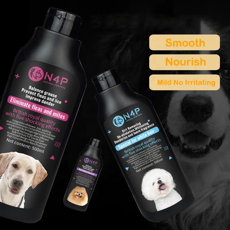 Китайский производитель N4P, оптовая продажа, органический шампунь для чистки домашних животных 750 мл для собак и кошек