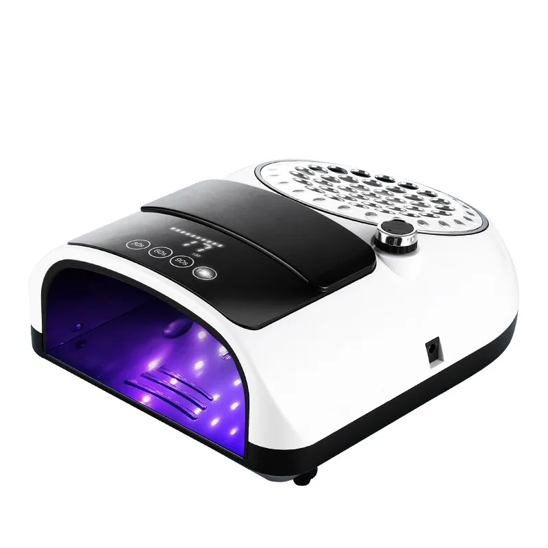 126W manicure lamp 60W manicure vacuum cleaner with replaceable filter two-in-one nail machine