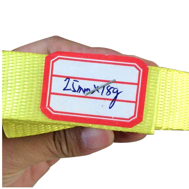 
Custom-designed polyester webbing for lashing cargo belts 