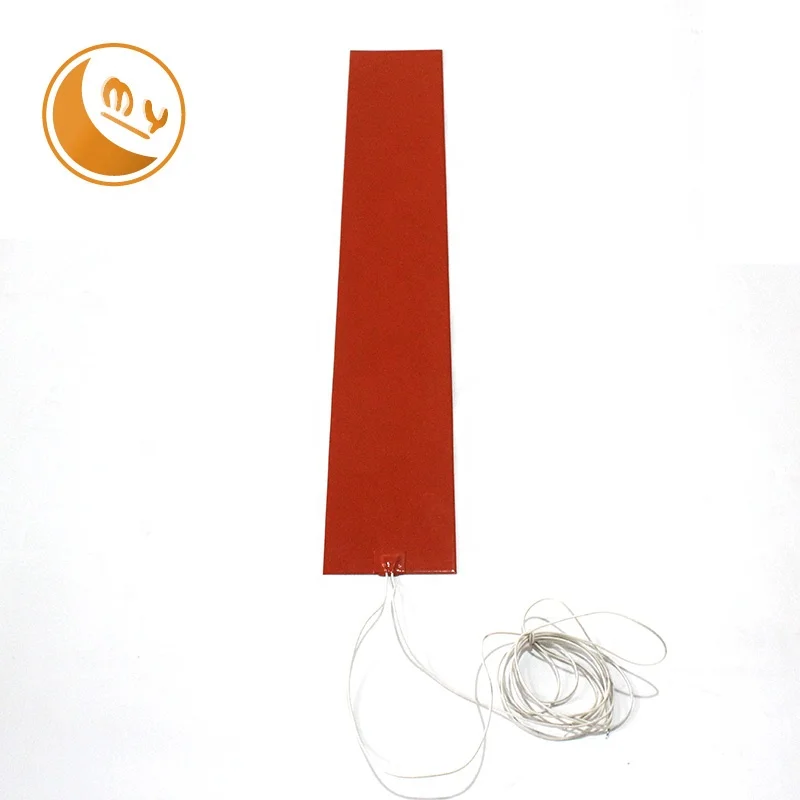 1x20 inch 100 watt Wire Wound High Temperature Resistance Silicone Rubber Heater