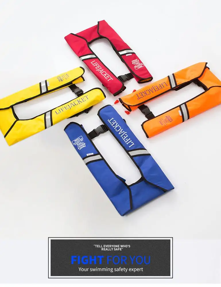 
whole sale marine inflatable life jacket with EC certificate 