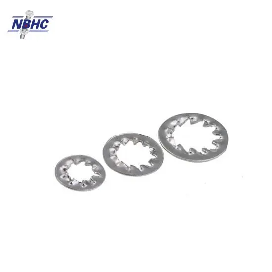 NBHC005WA DIN 6797 DIN 6798 serrated stop gasket toothed washers external internal tooth lock washer