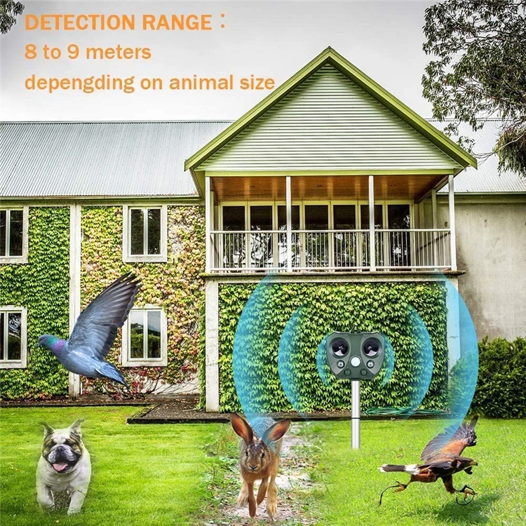 
OEM Eco electronic products bird mice mole wild boar mouse snake Fox Raccoon Rat Squirrel solar Animal Repeller 