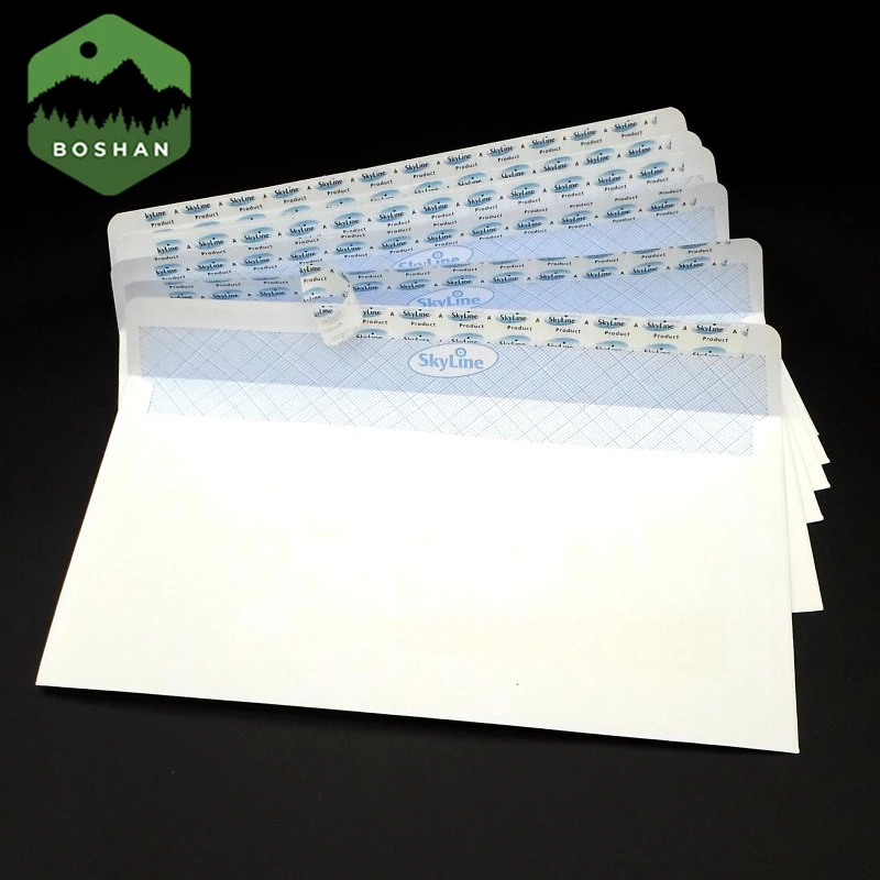 Self Seal Number 10 Single Right PVC Window Envelopes With Security Lining Designed for Documents