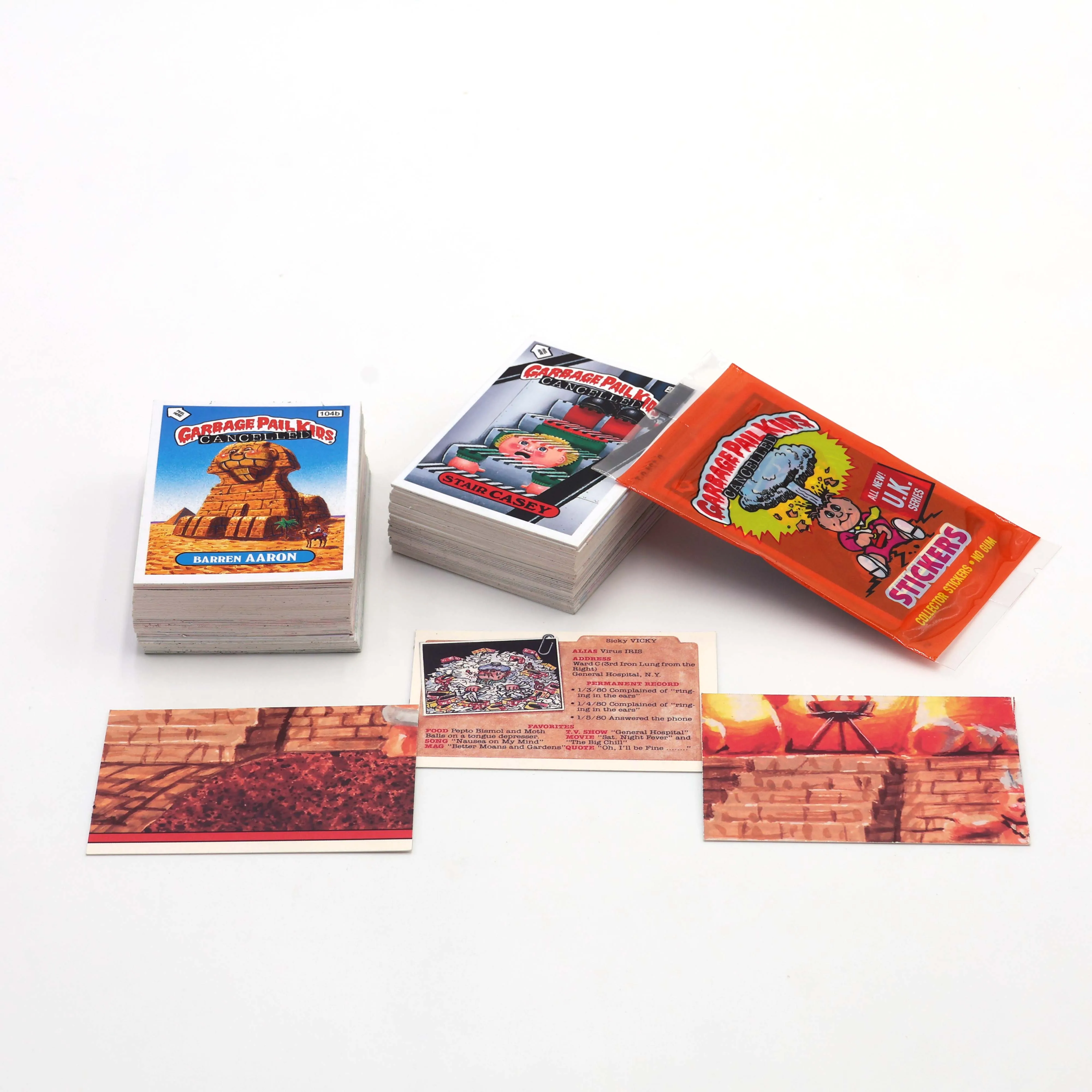 Factory Hot Sale Custom Designed Adult Children Gaming Graphics Paper Game Cards Logo for Collector