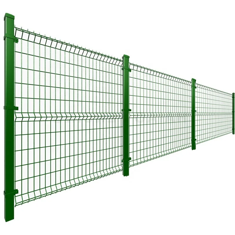 3D welded wire mesh fencing curvy panel 200x50 solid folds cloture zaun ogrodzenia galvanized wire grillage powders coating PVC