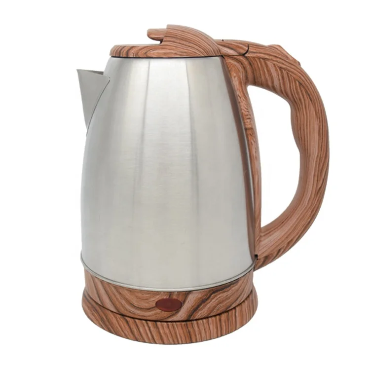 Household Electric Tea kettle Wooden Handle Coffee Kettle with Thermometer 304 Stainless steel electric water kettle