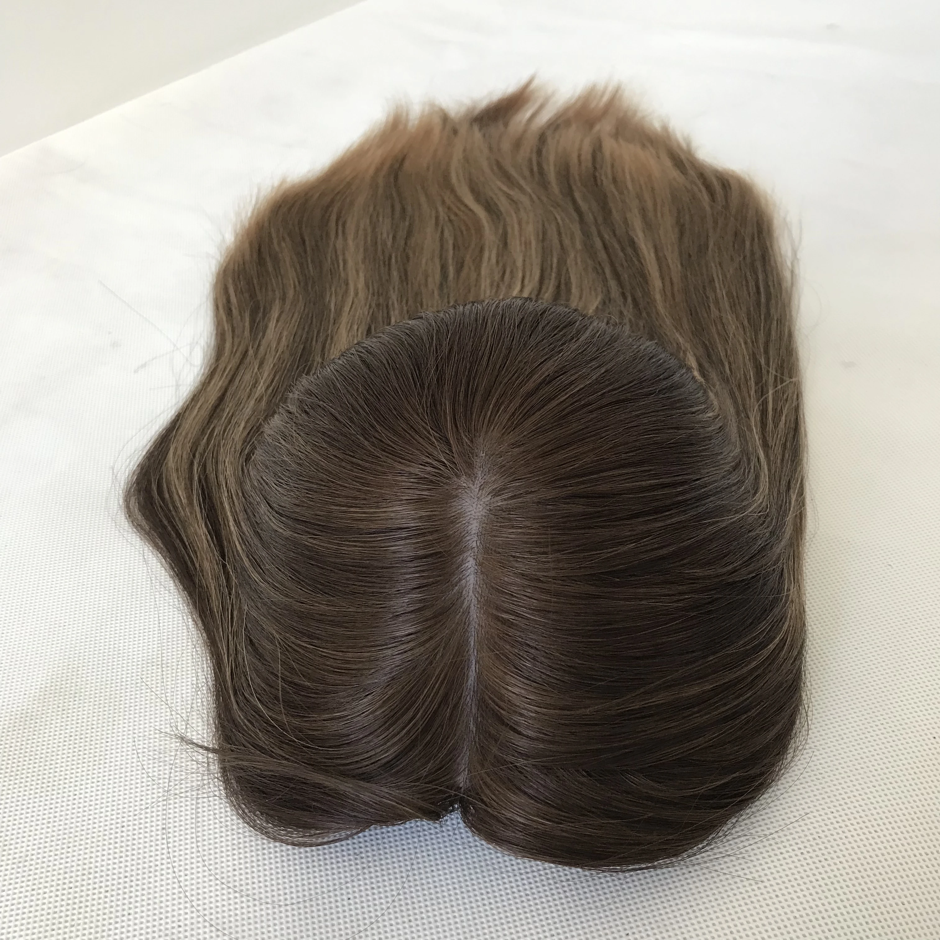 LBW Wig Factory Fast Shipping Virgin Brazilian Human Hair 8*8 Inches Silk Base  Kosher Jewish Topper For Women