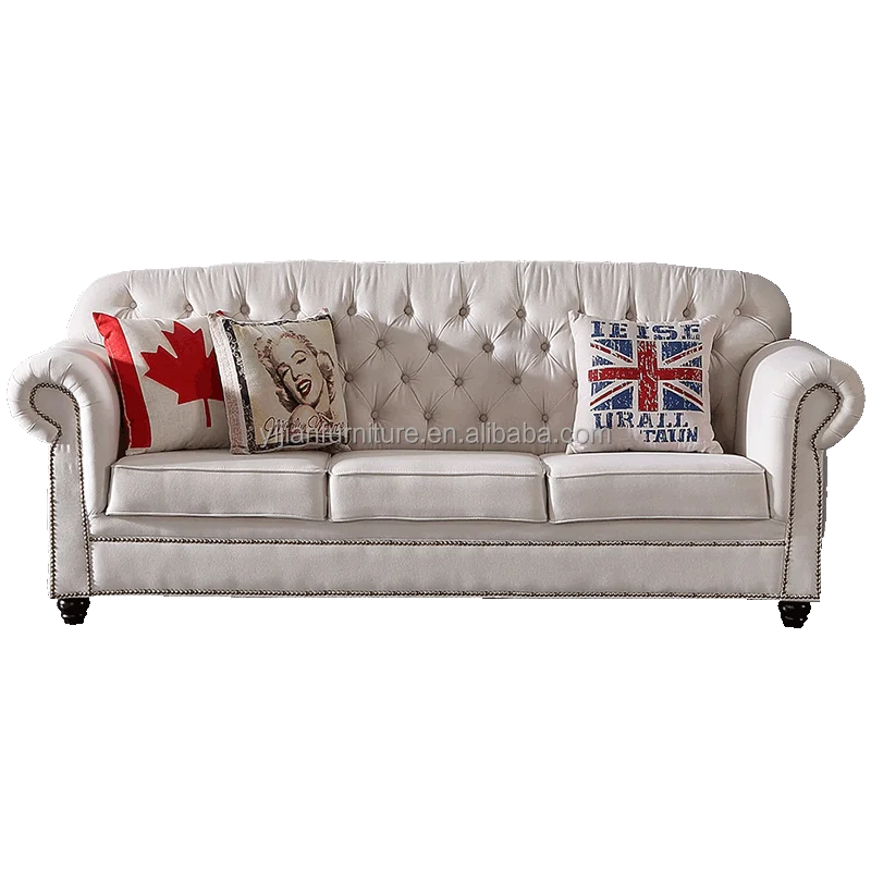 American Vintage Furniture Authentic Italian Leather Living Room Furniture Antique Furniture