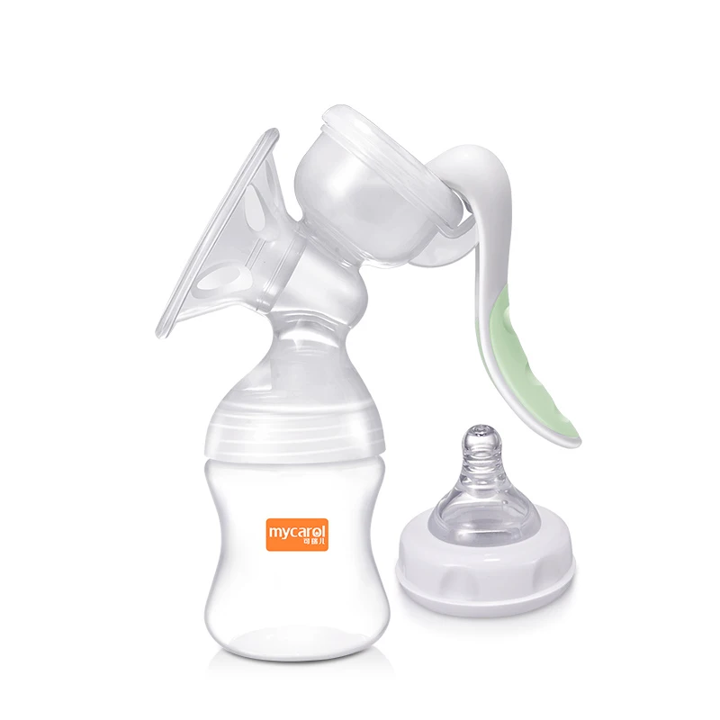 manual bpa free breastmilk silicone breast feeding hand pump portable manual breast pump