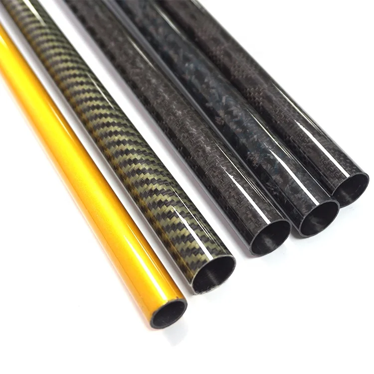 Wholesale Custom 16mm 100% Graphite Carbon Park Golf Club Shaft Use For Park Golf Club