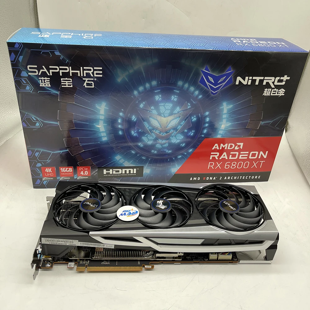 New Listing MSI Gaming Radeon RX 6800 XT 16GB GDDR6 OC Graphics Card SAPPHIRE RX6800 Gaming X Trio 16G Graphics Card
