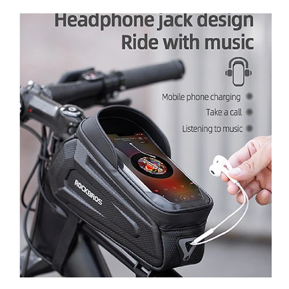 IPSON New Design Cycling Frame Front 8.0 Phone Case Rainproof Touch Screen Bicycle Bag Bike Accessories