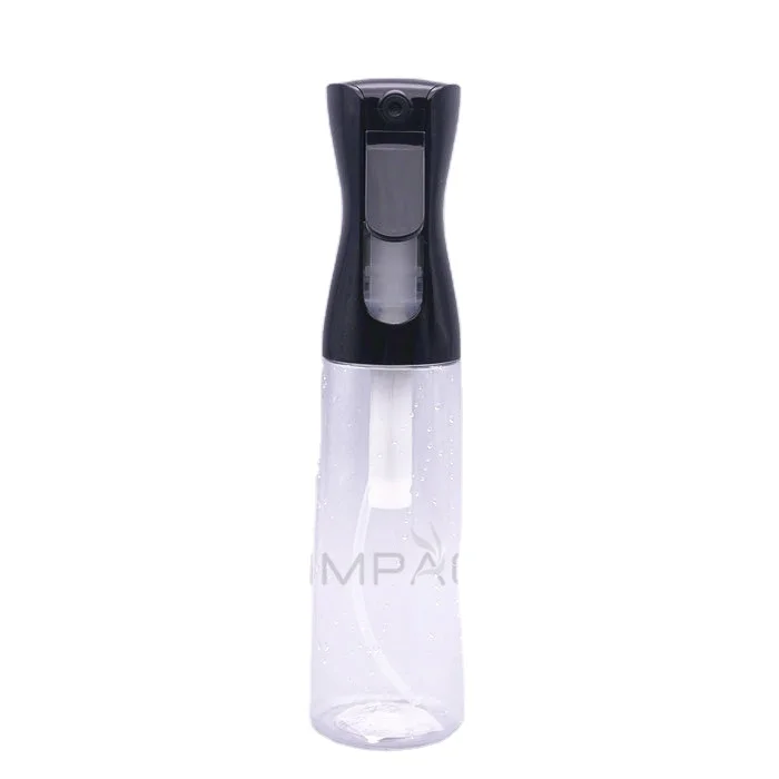 Continuous empty hair water spray bottle with mist pump for salon