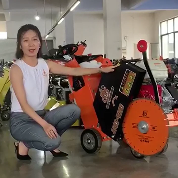 Напольная пила для бетона с газовым двигателем 13 л.с.