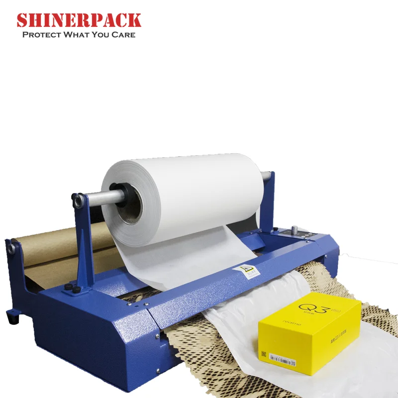 Automatic High Speed Protection Using Packaging Paper Wrapping Machines Honeycomb Kraft Paper Packaging Machine