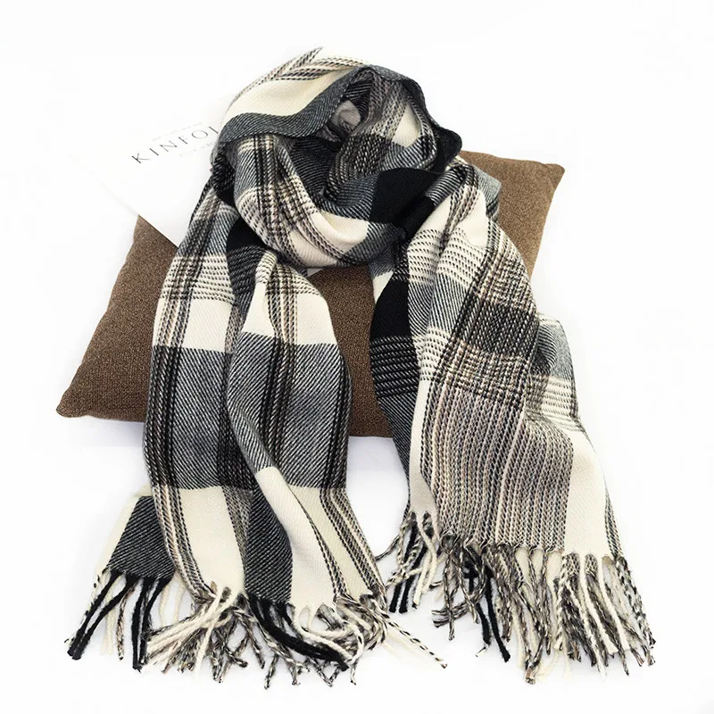 Rulan winter new design pashmina feel warm thick long scarf and shawls