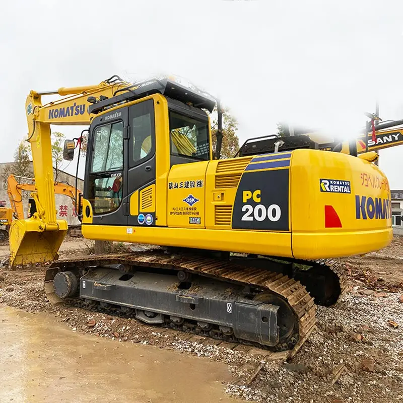 2022 95% new used komatsu pc 200 7 8 used heavy duty equipment komatsu excavator for sale