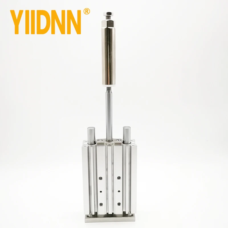MGPM SMC size Compact Guide Cylinder BORE 12 16 20 25 32 40 50 63 adjustable Stroke