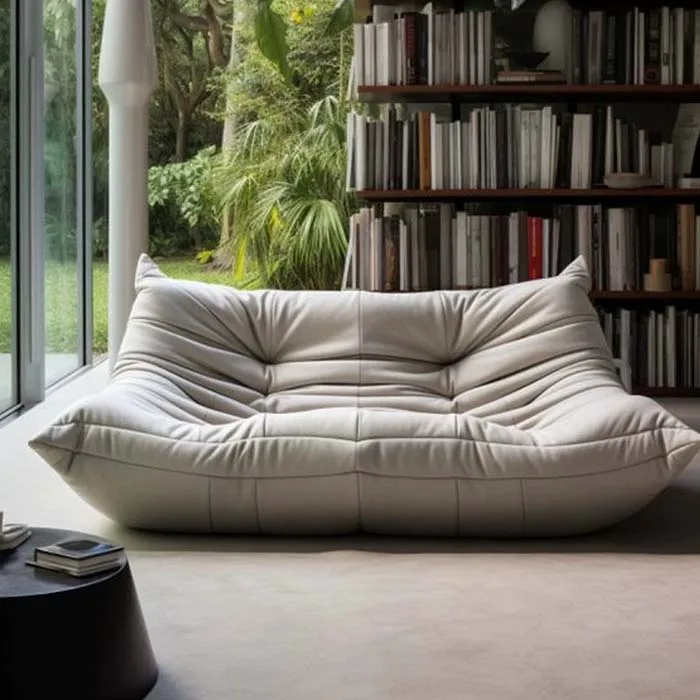 Hot sell Cheap Modern easy lazy sofa Velvet living Room chair Love seat three-seat sofa Fast delivery