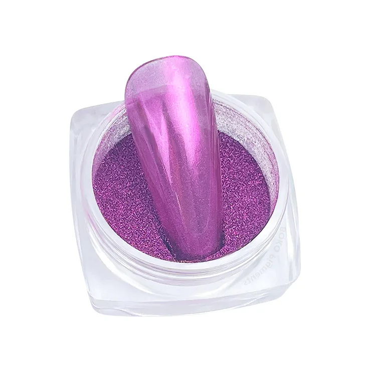Wholesale Pigment Magic Mirror Metallic Nail Glitter Chrome Laser Bling Rainbow Flecks Shiny Solid Magic Glass Mirror