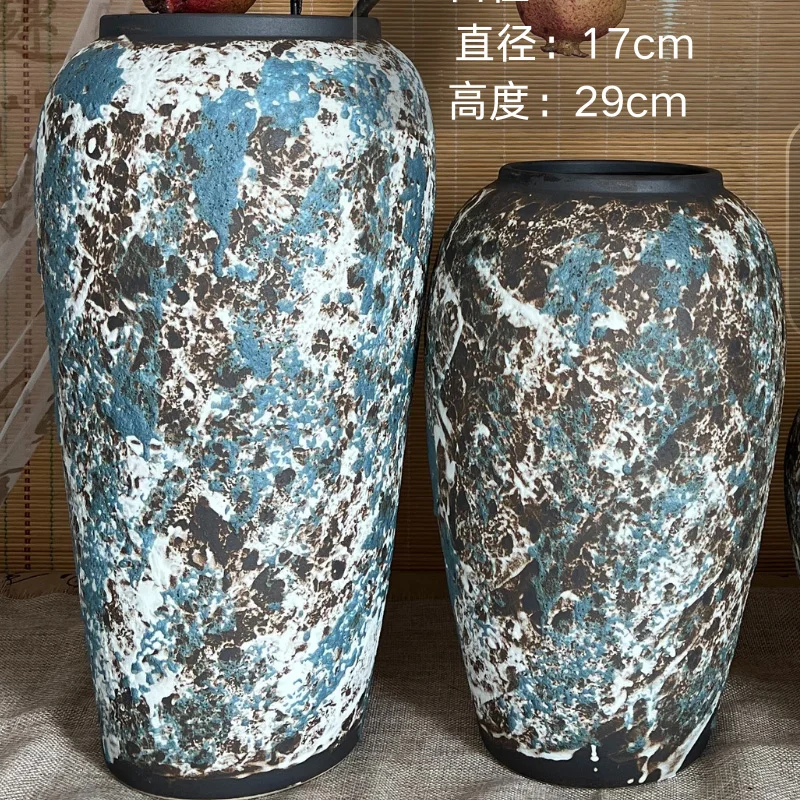 China rural antique chinese ceramic vase clay decorative outdoor and indoor pottery pots