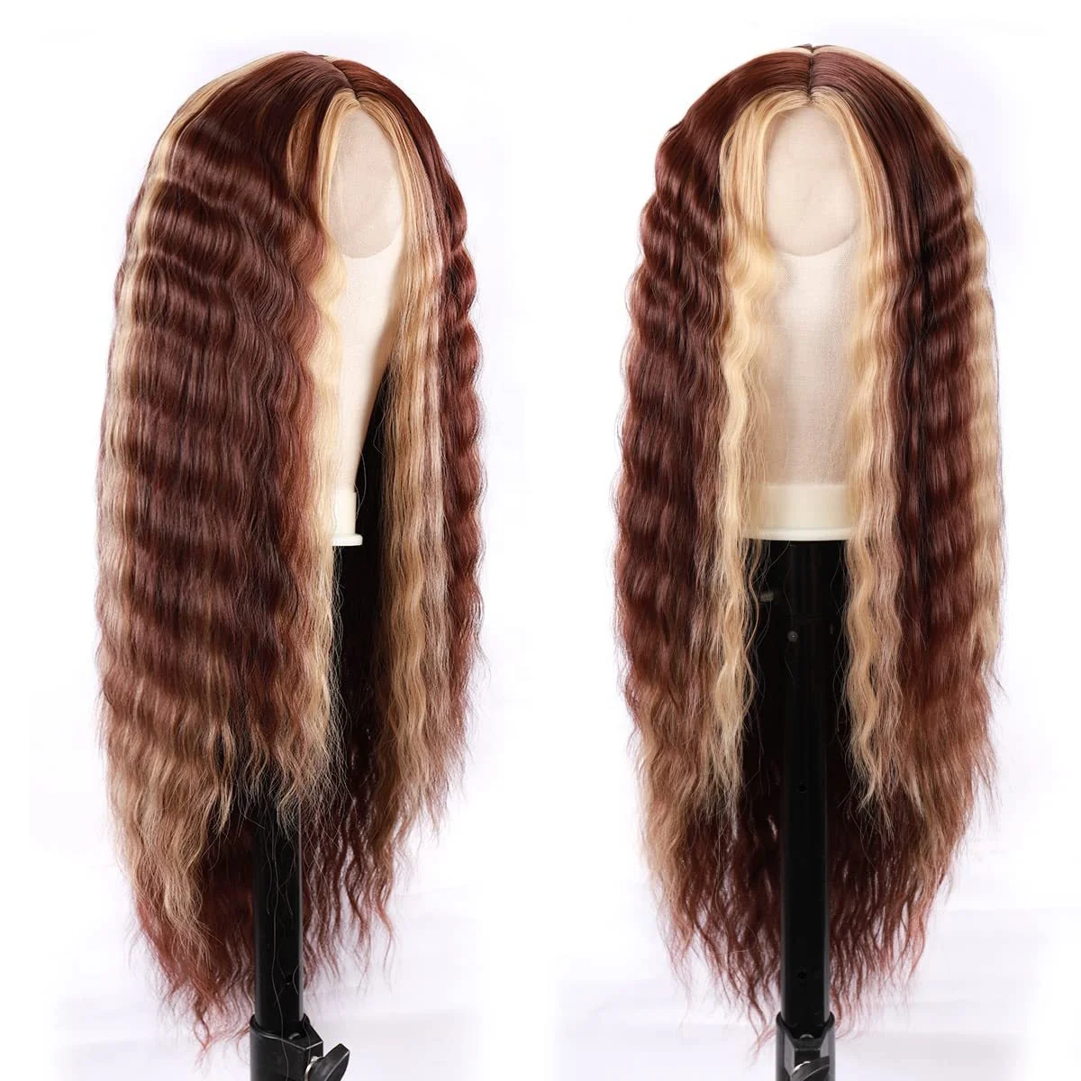 Chemical Fiber Female Wig Headband Lace Wig Deep Curly Hair Synthetic Hair Support WL04 Hot Sale Long Wavy Water Wave,deep Wave