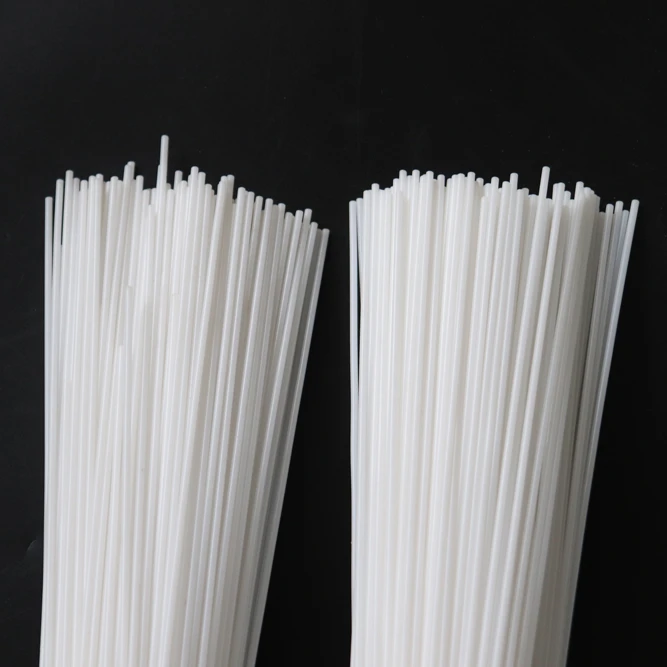 Extrusion Milky white polypropylene rod hard PP plastic bar Nylon rods Straight rod for toys