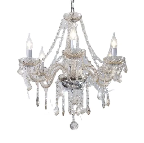 The best-selling modern decoration luxurious and atmospheric creative candle design crystal chandelier French romantic style