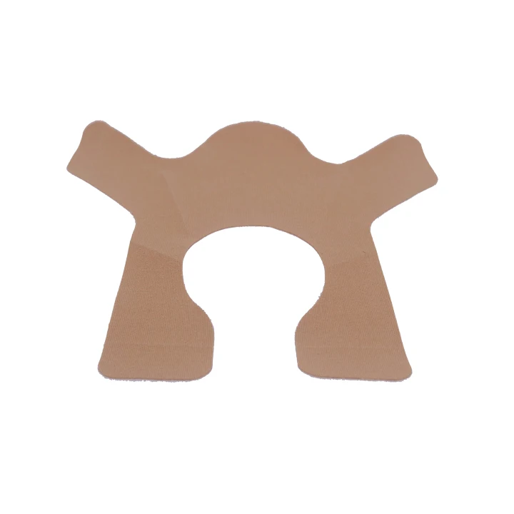 OEM Advanced Cotton Elastic Athletic Kinesiology Tape for Sports Support Muscle Pain relief Special Shape For Heel Neck Back.