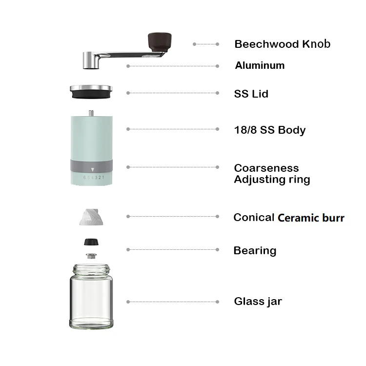 new arrival premium turkish italy espresso cafe with grinder manual small 1zpresso hand cafe grinder mill