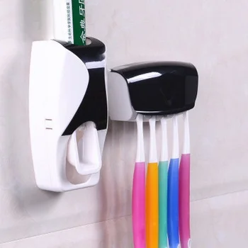 
wall mount B536 Bathroom Automatic toothpaste squeezer Toothbrush Holder 