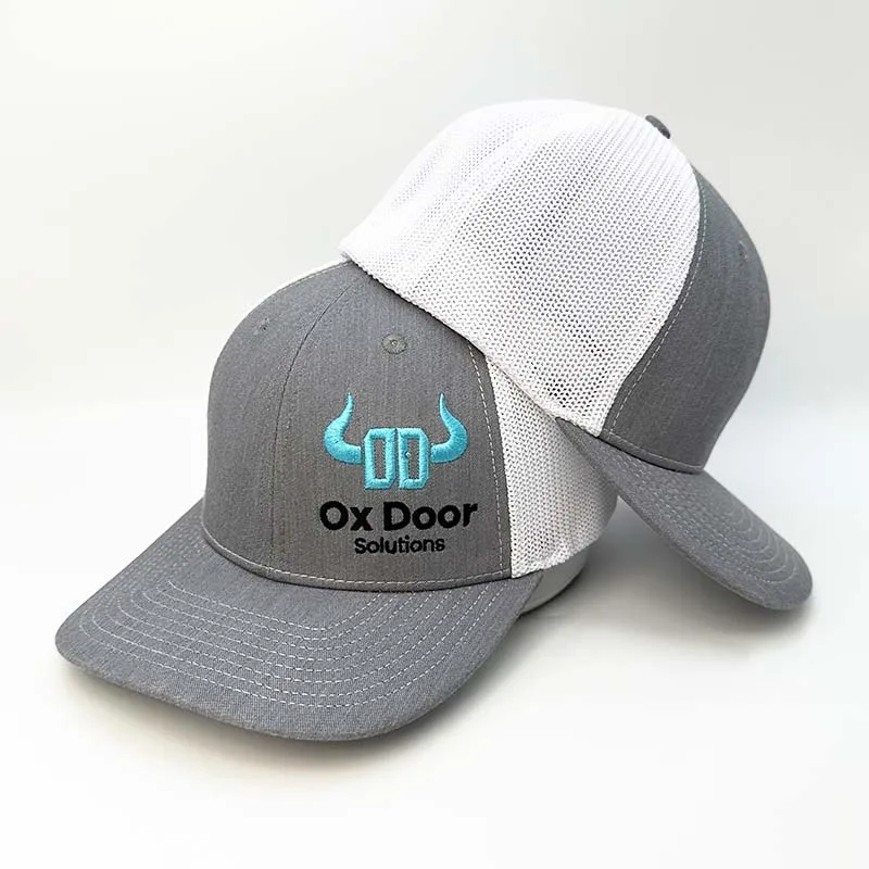 High Quality Gray 3D Embroidered Logo Gorras Mesh Snap Back Sports Richardson 112 Trucker Hats Cap