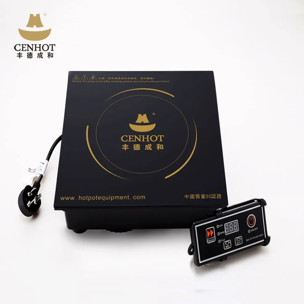 Cenhot Newly design electric wire control hot pot restaurant commercial induction cooker